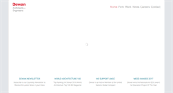 Desktop Screenshot of dewan-architects.com
